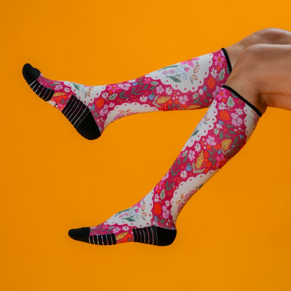 First Blooms Compression Socks