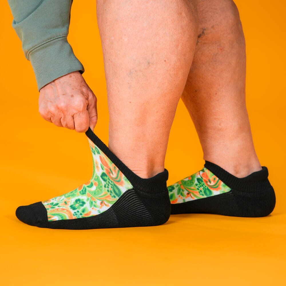 Irish Paisley Ankle Socks