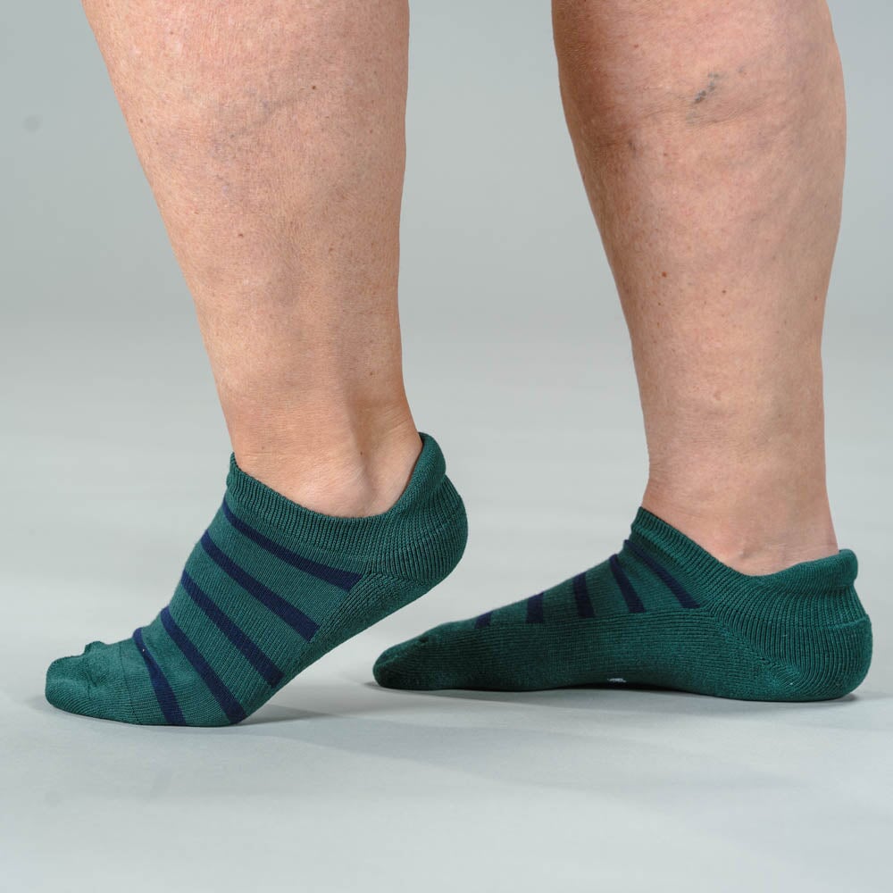Green Navy Ankle Socks