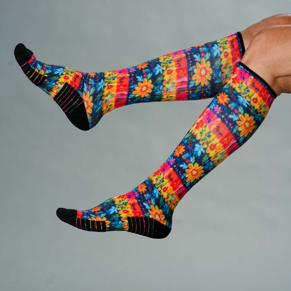 Spring Picnic Compression Socks