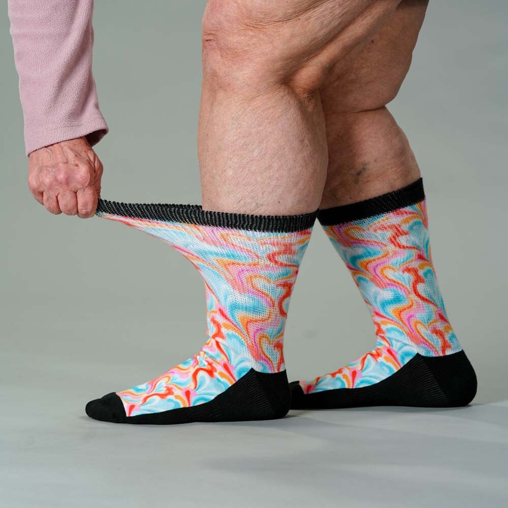 Spring Swirls EasyStretch™ Socks