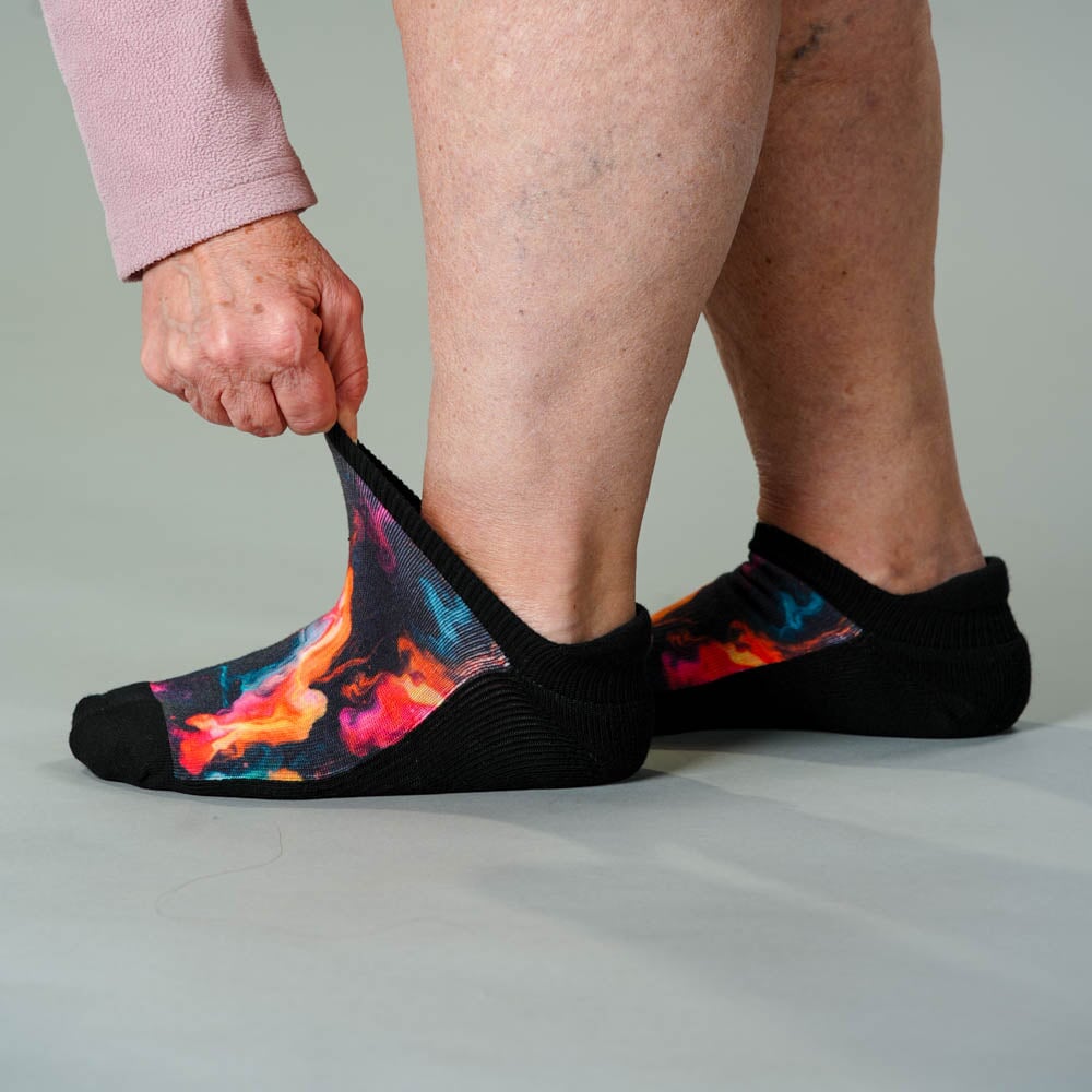 Midnight Lava Ankle Socks