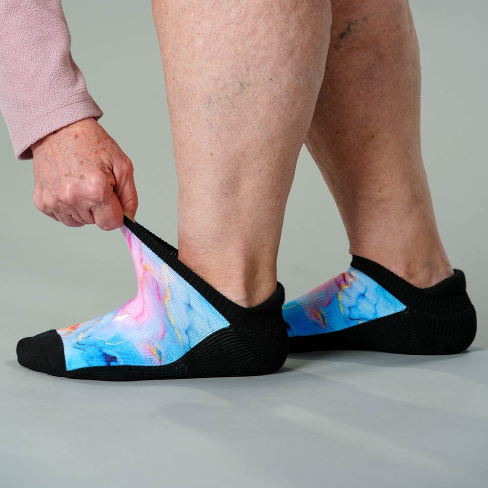 Pastel Marble Ankle Socks