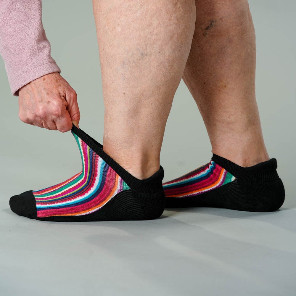 Fiesta Stripes Ankle Socks