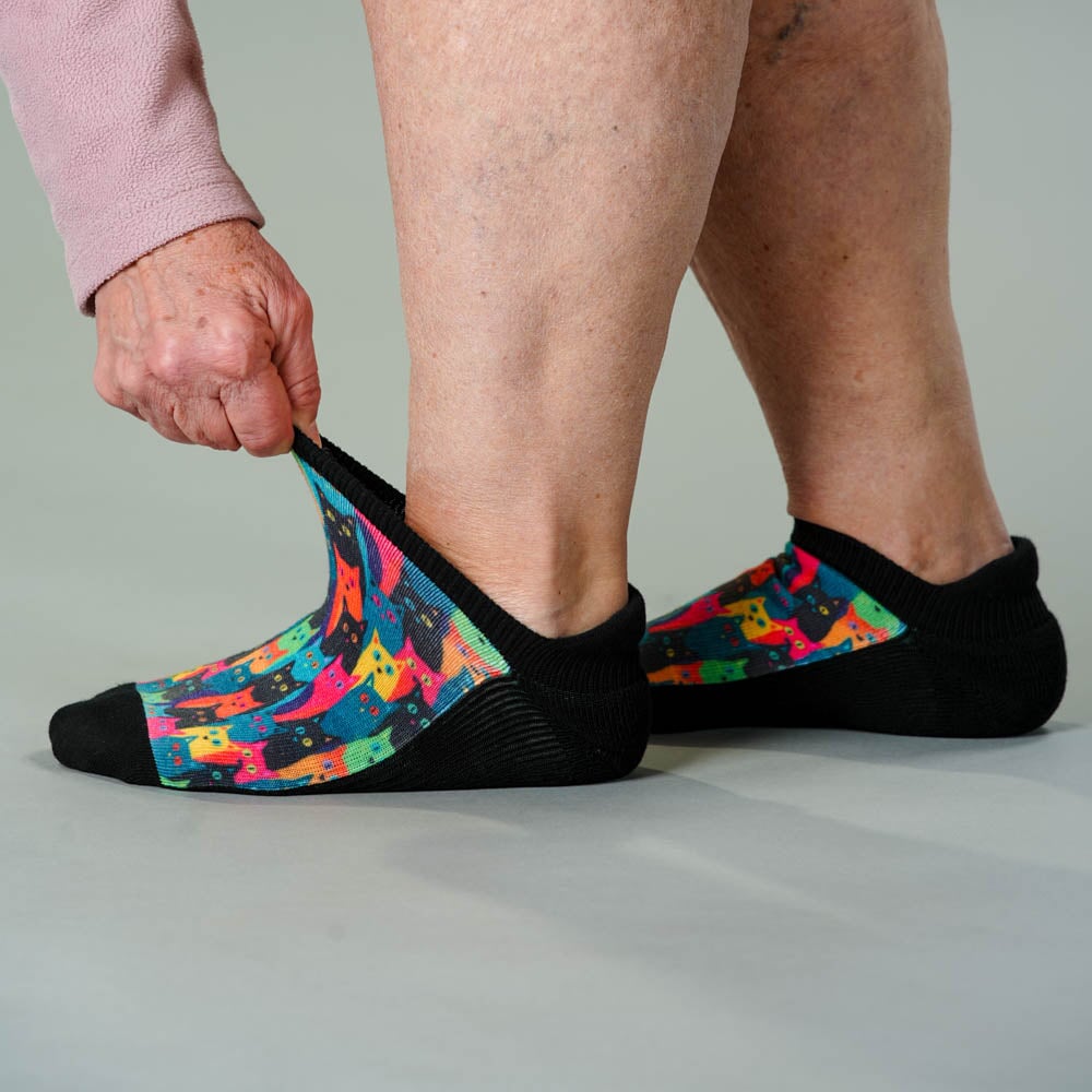 Kitty City Ankle Socks
