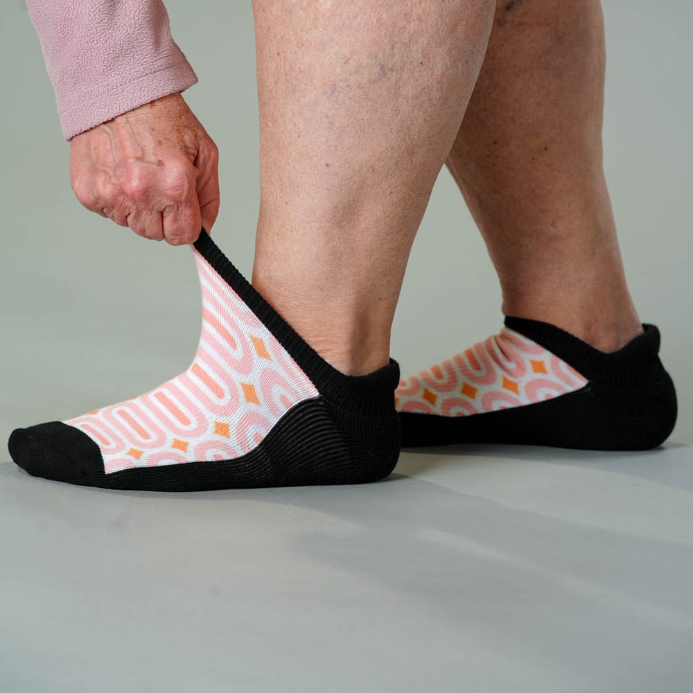 Peach Party Ankle Socks
