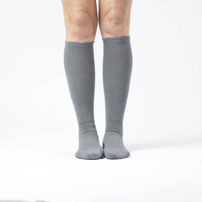 Gray Compression Gripper Socks