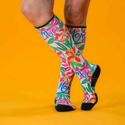 Mom's Bouquet Compression Socks