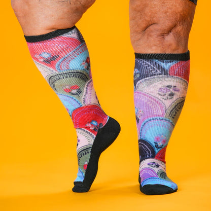 Flower Plates EasyStretch™ Socks