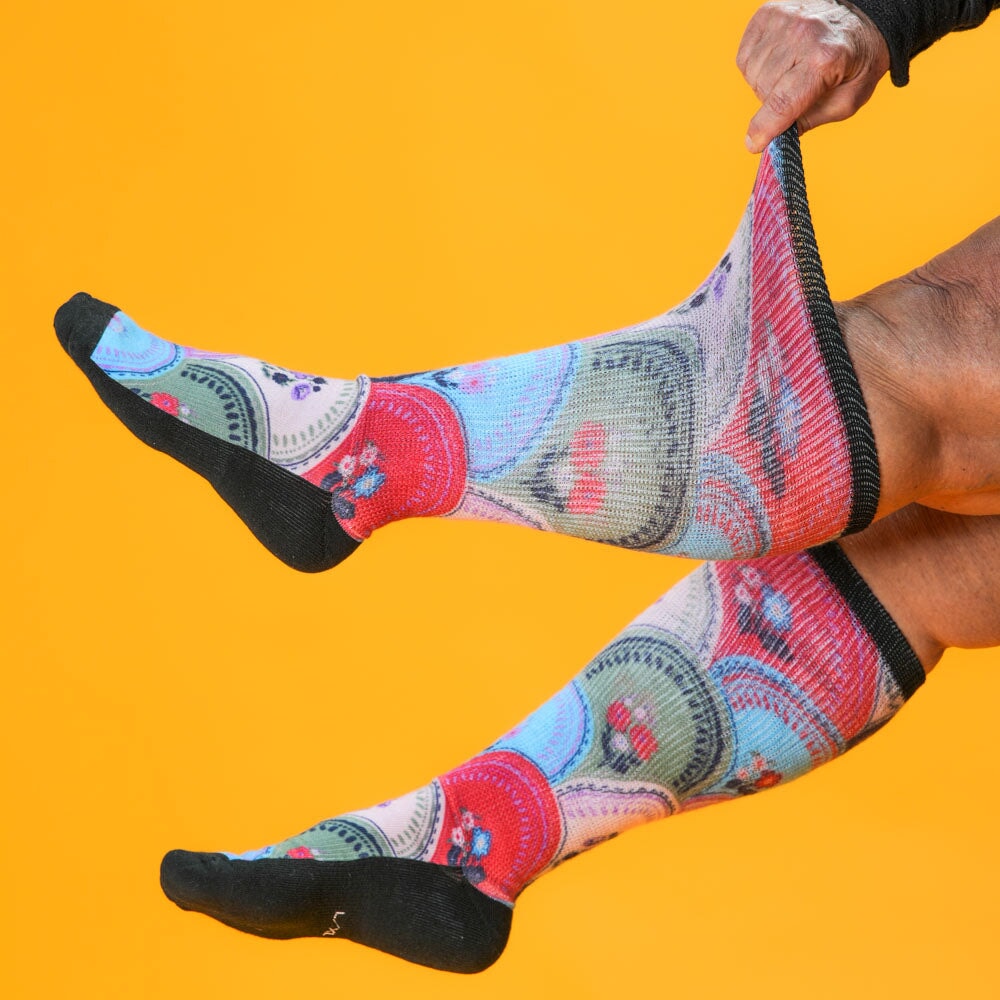 Flower Plates EasyStretch™ Socks