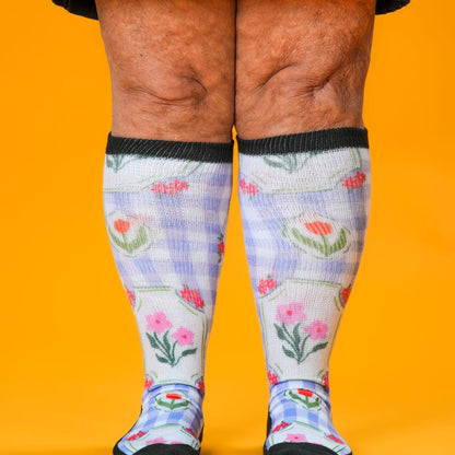Lavender Picnic EasyStretch™ Socks