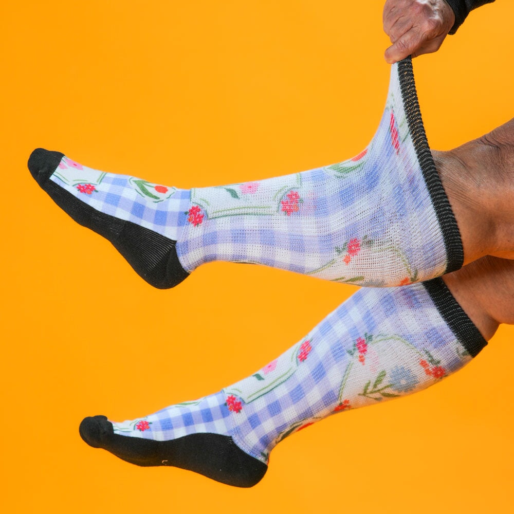 Lavender Picnic EasyStretch™ Socks