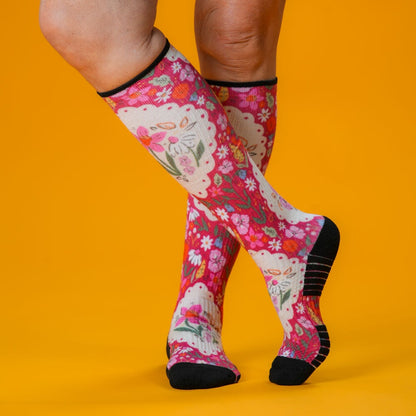 First Blooms Compression Socks