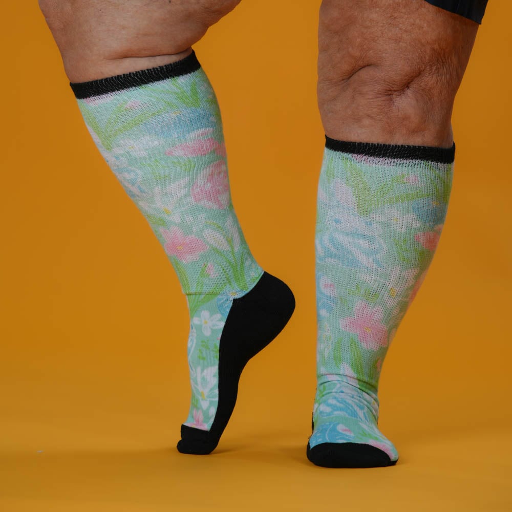 Bunny Garden EasyStretch™ Socks
