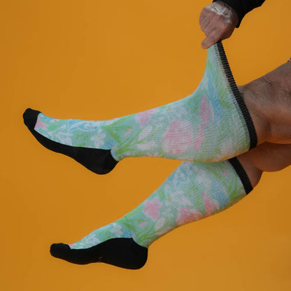 Bunny Garden EasyStretch™ Socks