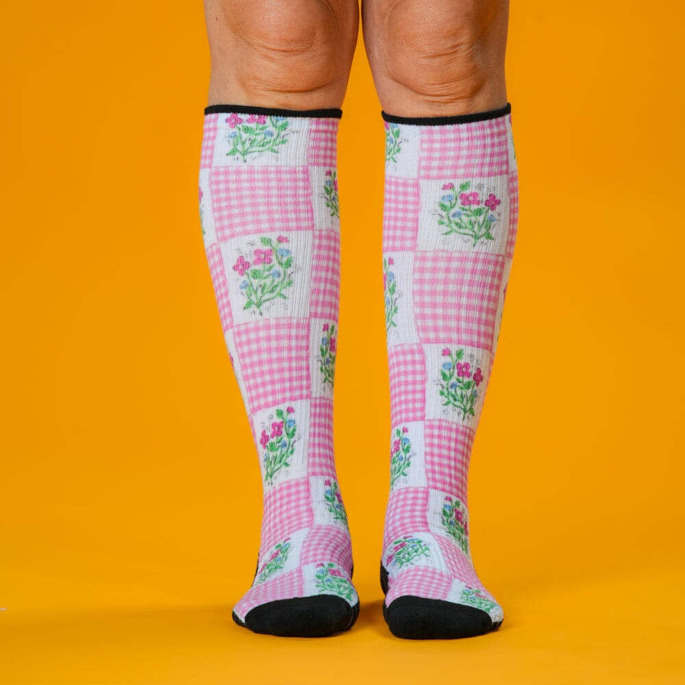Grandma's Quilt Compression Socks