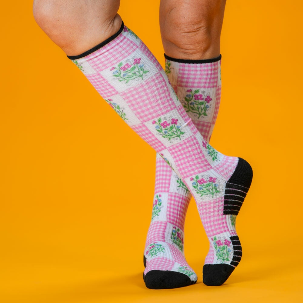 Grandma's Quilt Compression Socks