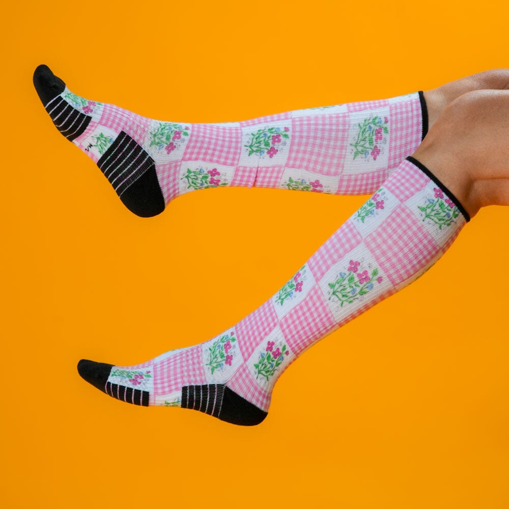 Grandma's Quilt Compression Socks