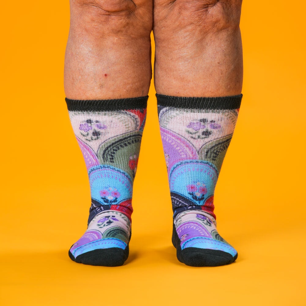 Flower Plates EasyStretch™ Socks