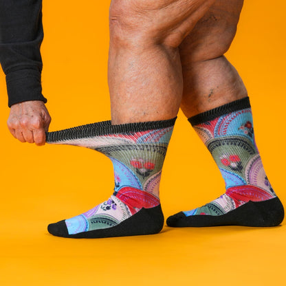 Flower Plates EasyStretch™ Socks