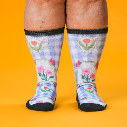 Lavender Picnic EasyStretch™ Socks