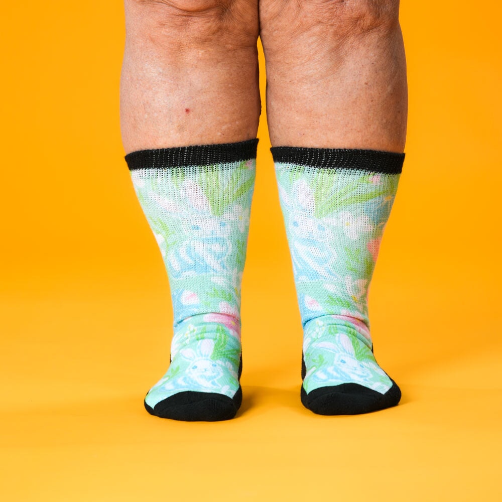 Bunny Garden EasyStretch™ Socks