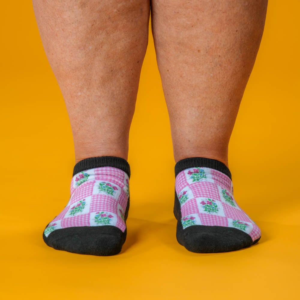 Grandma's Quilt Ankle Socks