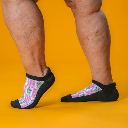 Grandma's Quilt Ankle Socks