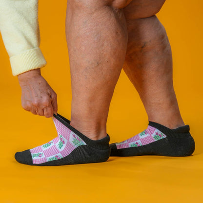 Grandma's Quilt Ankle Socks