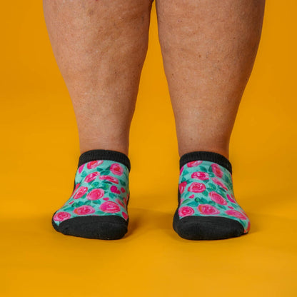 Sweet Roses Ankle Socks