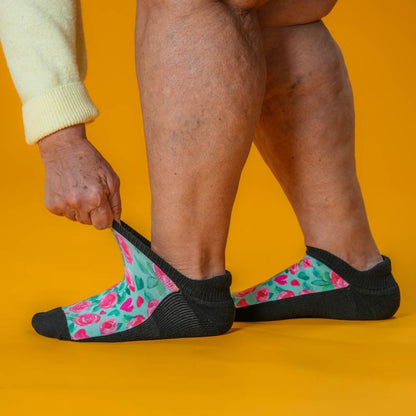 Sweet Roses Ankle Socks