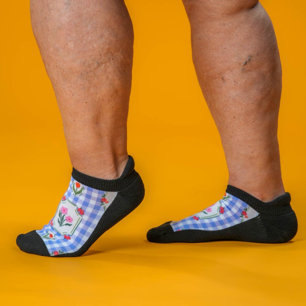 Lavender Picnic Ankle Socks