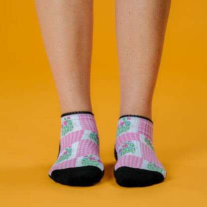 Grandma's Quilt Ankle Compression Socks
