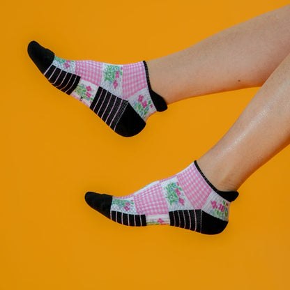 Grandma's Quilt Ankle Compression Socks