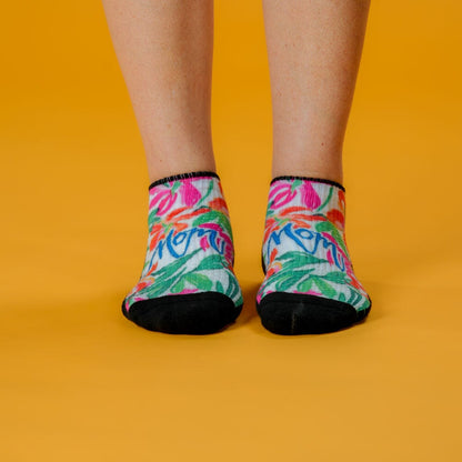 Mom's Bouquet Ankle Compression Socks
