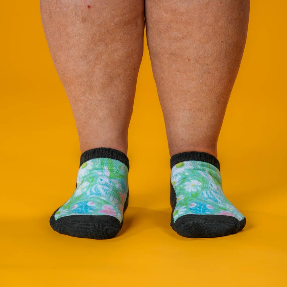 Bunny Garden Ankle Socks
