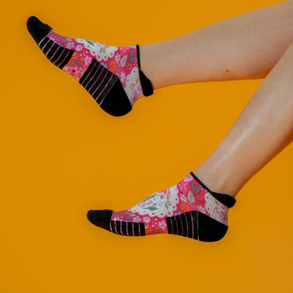 First Blooms Ankle Compression Socks