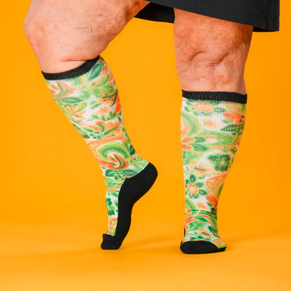 Irish Paisley EasyStretch™ Socks