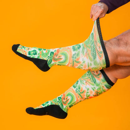 Irish Paisley EasyStretch™ Socks