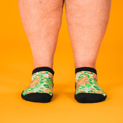 Irish Paisley Ankle Socks
