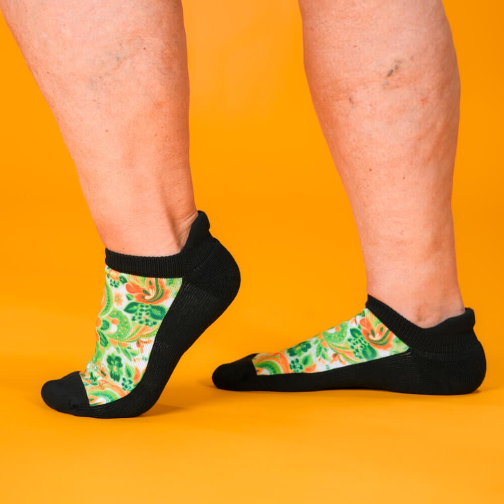 Irish Paisley Ankle Socks