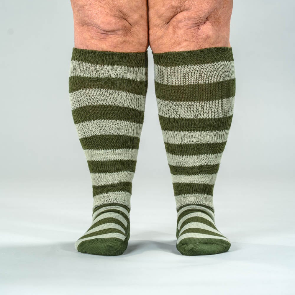 Green EasyStretch™ Socks