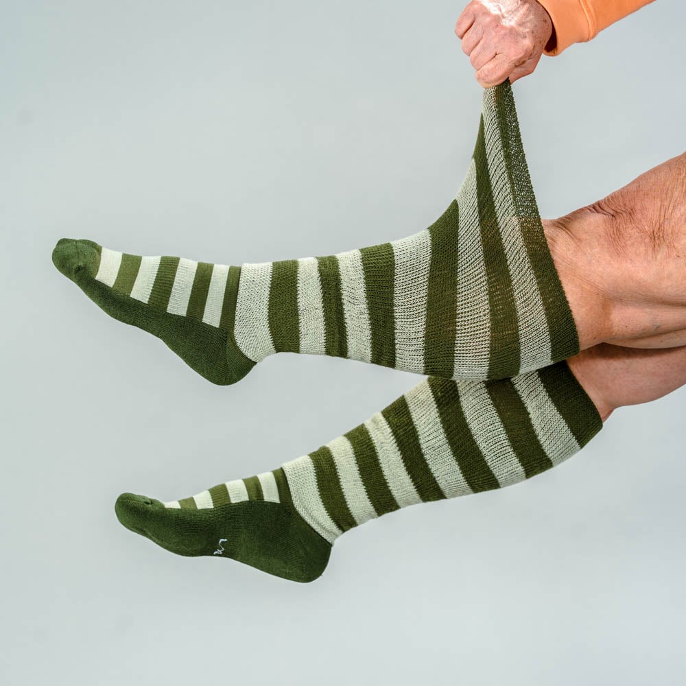 Green EasyStretch™ Socks
