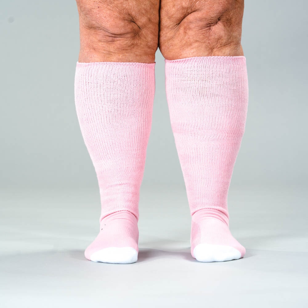Pastel Pink EasyStretch™ Socks