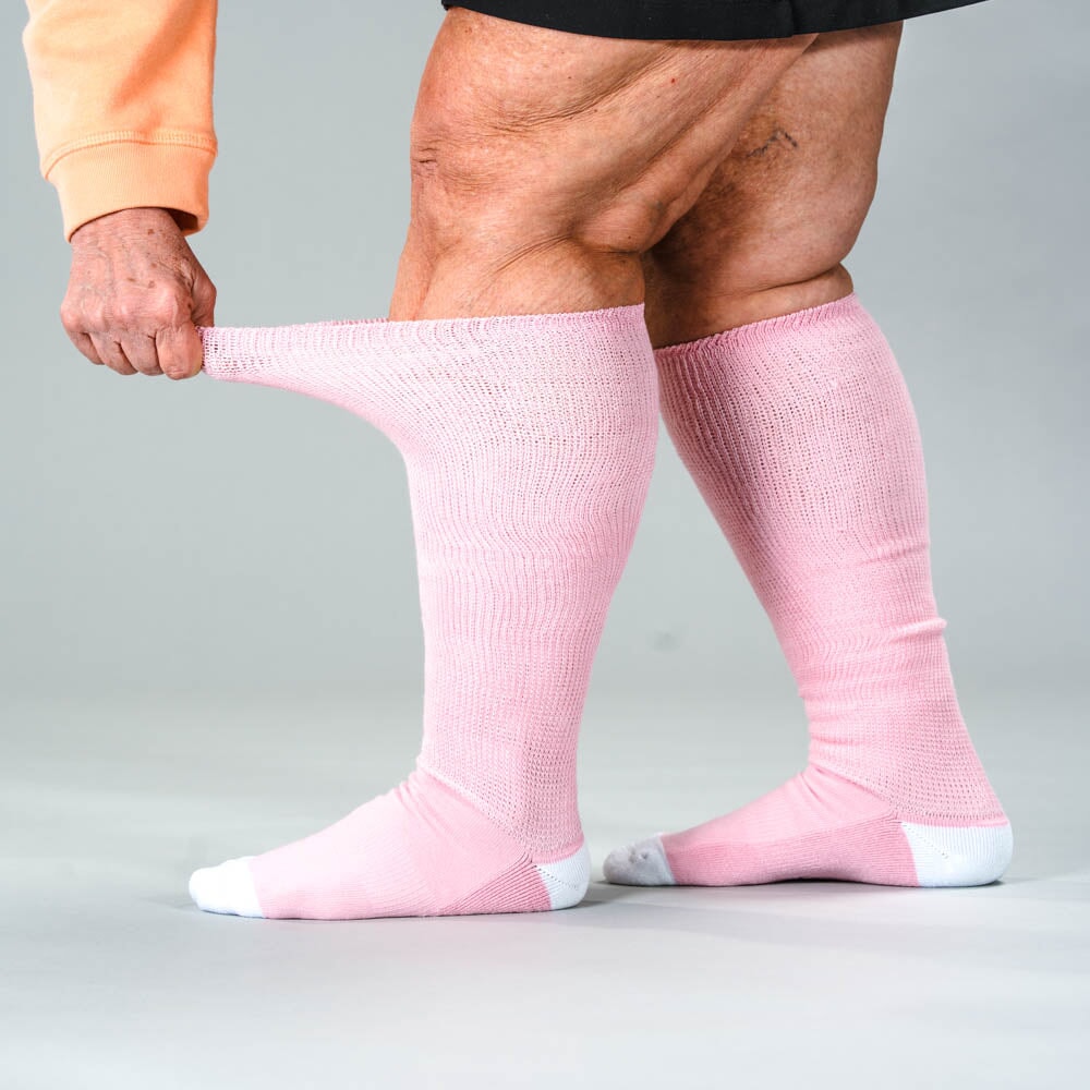 Pastel Pink EasyStretch™ Socks