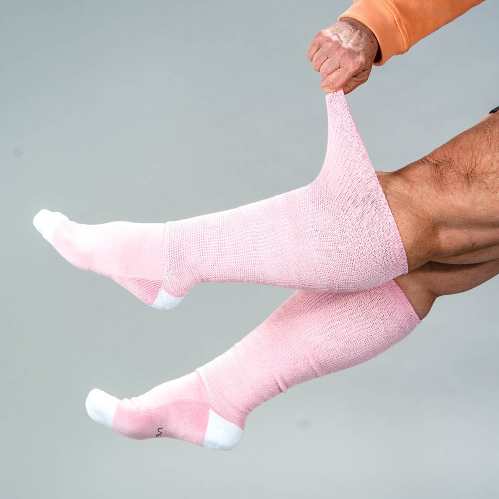 Pastel Pink EasyStretch™ Socks