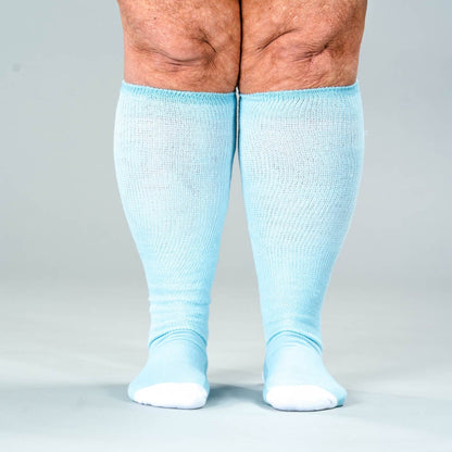 Pastel Blue EasyStretch™ Socks