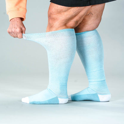 Pastel Blue EasyStretch™ Socks