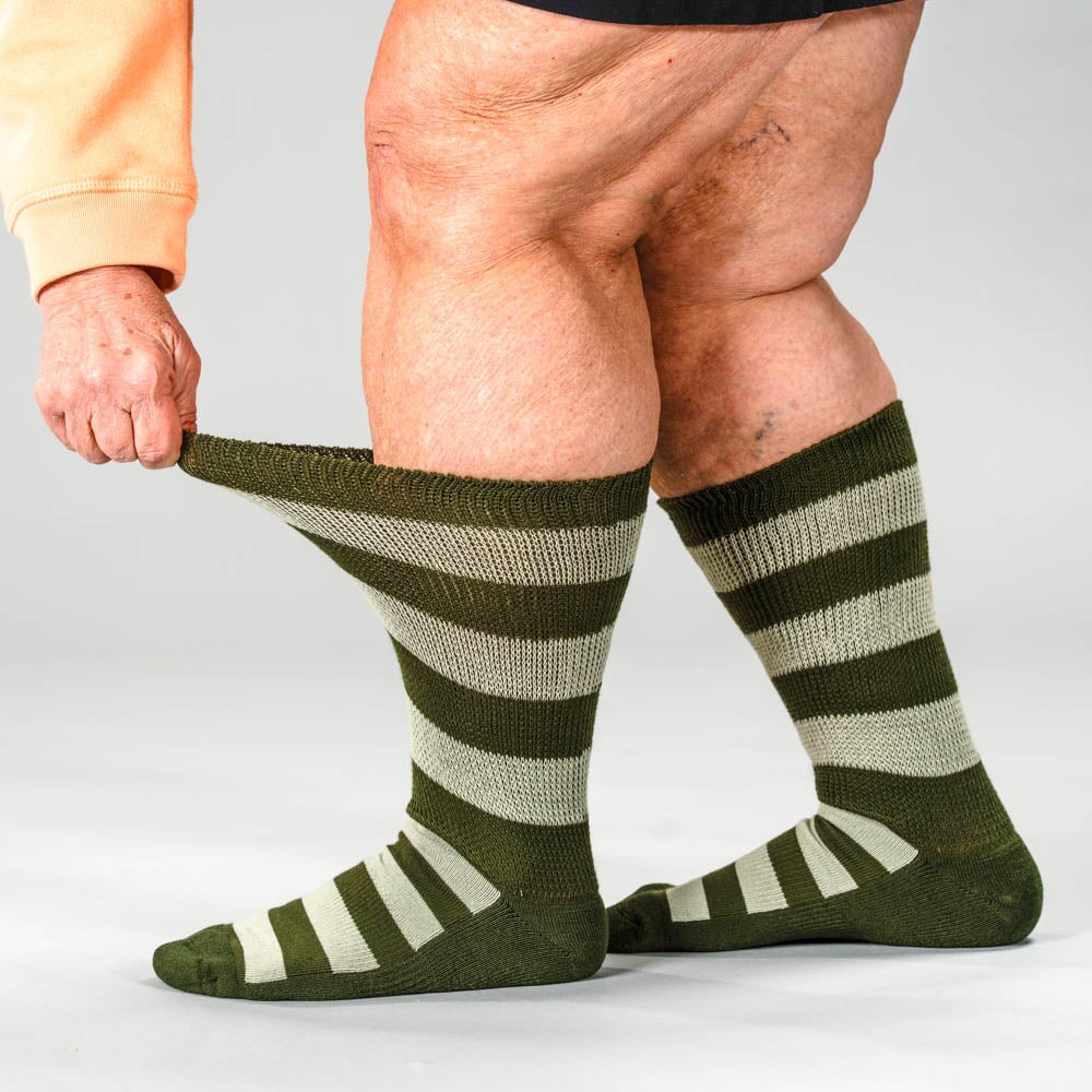 Green EasyStretch™ Socks