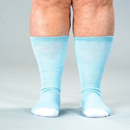 Pastel Blue EasyStretch™ Socks